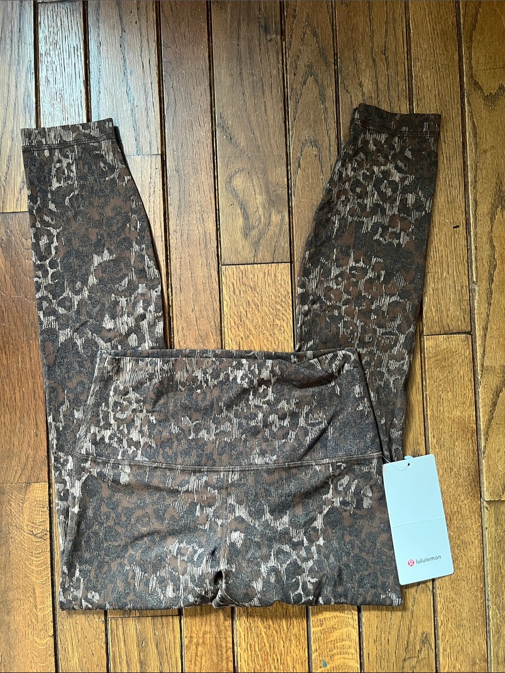 Lululemon Leopard Print Align Leggings Size 6 25" New With Tags NWT
